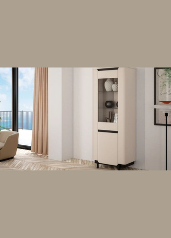 Витрина высокая 2д Vodol с подсветкой VXLV811 Forte Meble (356683929)