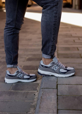 КРОСІВКИ ЖІНОЧІ NEW BALANCE 2002R GREY BLUE НЬЮ БЕЛАНС 2002R No Brand сірі демісезони (367169719)