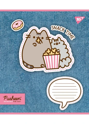 Набір зошитів шкільних А5/12 лінія Pusheen Snack time 25 шт (767229) Yes (387585362)