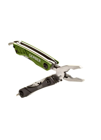 Мультитул Dime Green 11 Інструментів 31-003621 Gerber (342966422)