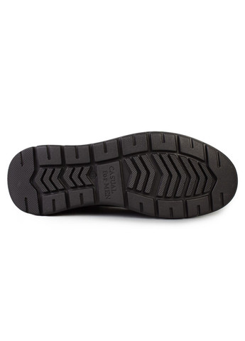Черные повседневные туфли мужские бренда 9402227_(1) ModaMilano на шнурках