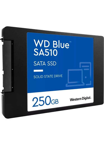 SSD накопитель Western Digital Blue SA510 250GB 2.5" SATAIII TLC 3D (WDS250G3B0A) WD (323092528)