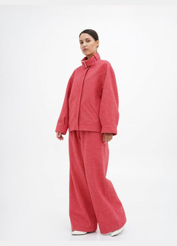 Бомбер червоний з дрібною білою цяткою a LOT на кнопках (317041537)