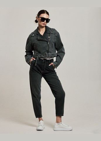 Серый женский пиджак джинсовый серый Dilvin - всесезон