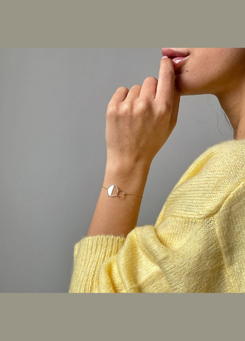 Золотой браслет Переплетение б04374 Oniks (278363581)