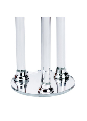 Подсвечник на 3 свечи стеклянный 36.5/47.0/56.5 см TS Kitchen (360456857)