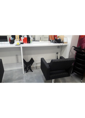 Підставка для сумки дерев'яна складана чорна тканина рогожка Класік No Brand (361851495)