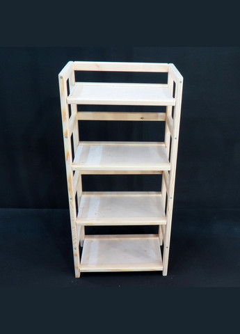 Етажерка розбірна з дерева Лестер 50х25х111 бланже (МЕБ-0020401) No Brand (327845754)