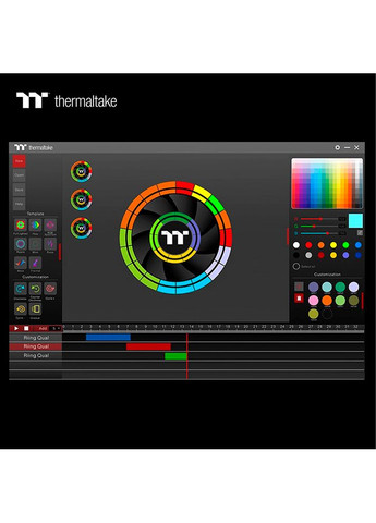 Кулер корпусний Riing Quad 12 RGB Radiator Fan TT Premium Edition Thermaltake (323099921)