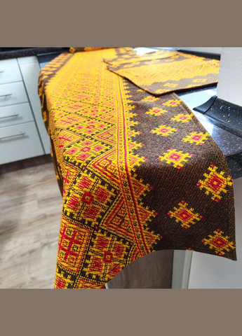 Скатерть дорожка на стол в национальном украинском стиле с тканым орнаментом Ранер Карпаты 40х150 Maystat (305390969)