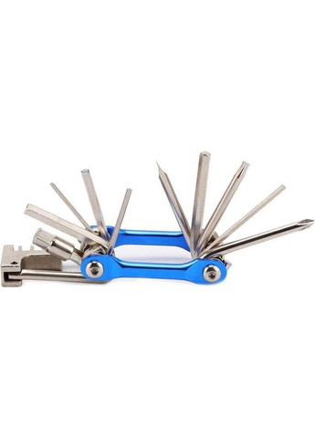 Ключ велосипедний мультитул 11 пр Синій (050541) Xiamen (334011974)