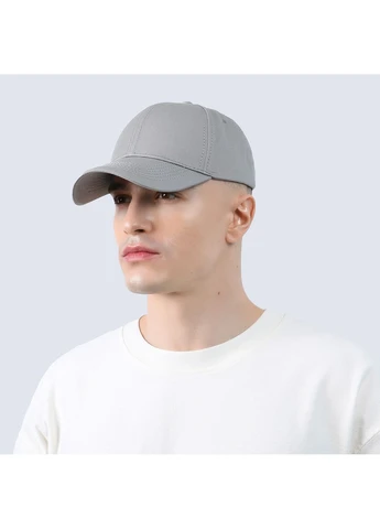 Бейсболка з регулятором чоловіча котон сіра МАЕЛЬ 003-962 LuckyLOOK 003-962М (386189434)