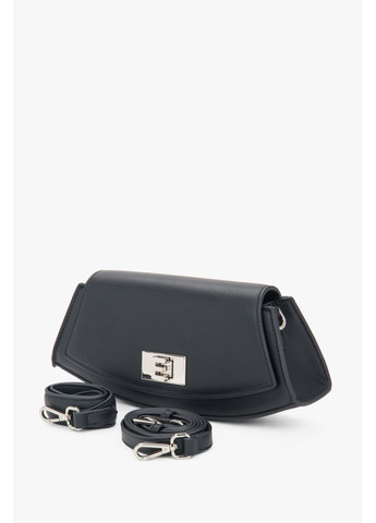 Міні-бег, колір чорний Ermanno Firenze (353828161)