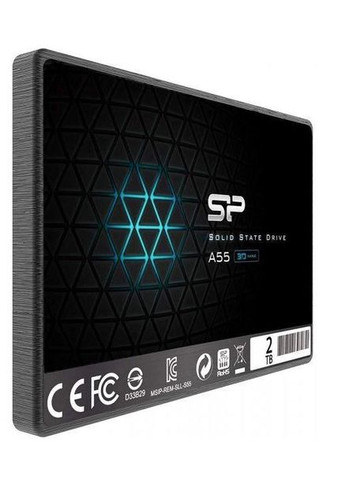 Накопитель SSD 2 ТБ 2.5'' SATA3 A55 (SP002TBSS3A55S25) Silicon Power (285719548)