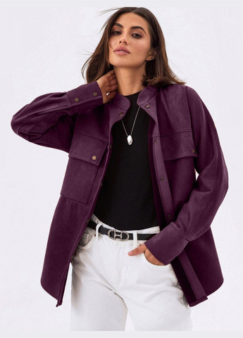 сорочка із замші фіолетового кольору на кнопках Dressa (307470936)