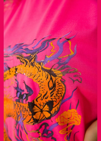 Футболка женская с принтом, цвет коралловый, Ager - (266815823)