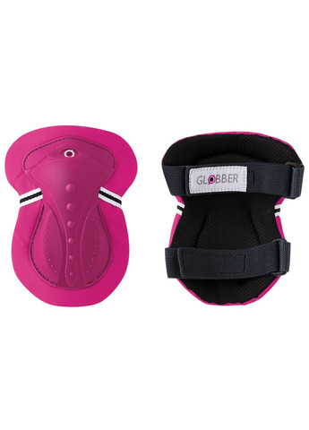 Захист наколінники+налокітники+щитки для зап’ясть фуксія (темно-рожевий) для дитини 25-50кг () Globber 541-310 (363820500)