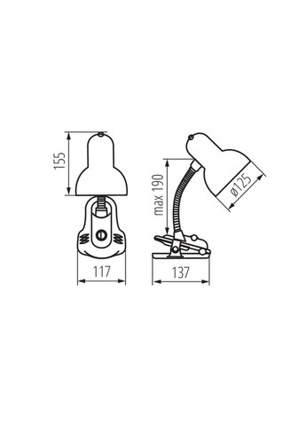 Настольная лампа / Канлюкс 7152 Suzi Kanlux (305757930)
