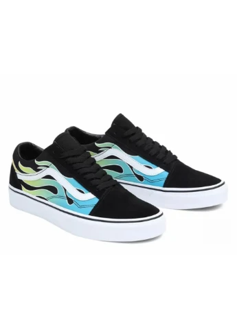 Черные кеды old skool flame black vn0a5jmiba2 Vans