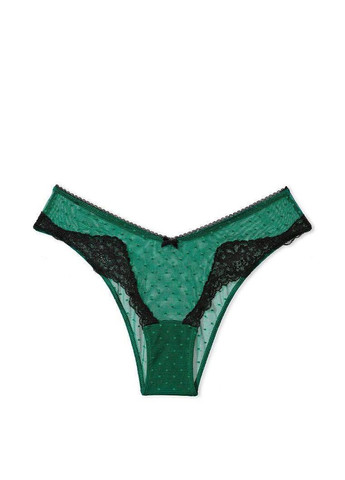 Жіночі трусики DREAM ANGELS Lace Brazilian M зелені Victoria's Secret (282964821)