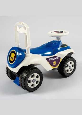 Дитячий толокар Машинка 0141/11 біло-синій Doloni (315388535)