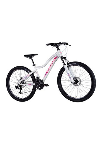 Велосипед 24" KELLY DD рама-14" ST 2025 бело-розовый (OPS-DIS-26-628) Discovery 24" KELLY DD рама-14" ST 2025 біло-рожевий (380503263)