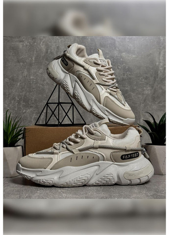 Бежевые демисезонные кроссовки мужские Stilli