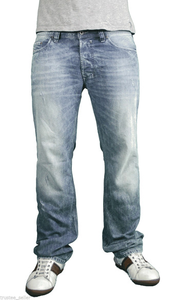 Голубые демисезонные джинсы мужские  men"s safado 0888j regular slim straight jeans w34/l32 size 10 Diesel