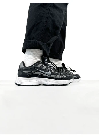 Белые демисезонные кроссовки мужские nike p-6000 black/white найк п-6000 белые No Brand