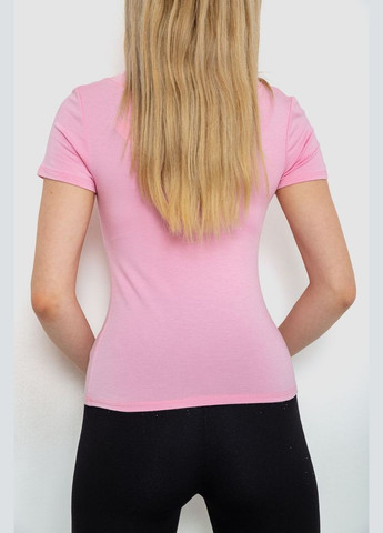 Розовая демисезон футболка-топ женская, цвет розовый, Ager