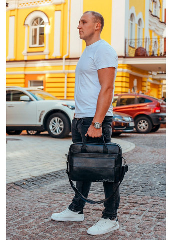 Мужская кожаная сумка 28х39х8 см Tiding Bag (315869850)
