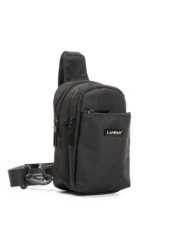 Чоловіча сумка-слінг 0929 black Lanpad (333300094)