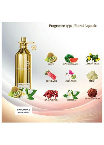 Парфумована вода для жінок Millenium L'IMPERATRICE 100 ml Lusso (365284542)