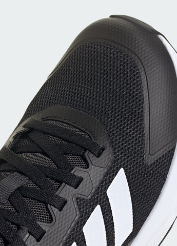 Чорні всесезонні кросівки fortarun 4.0 kids adidas