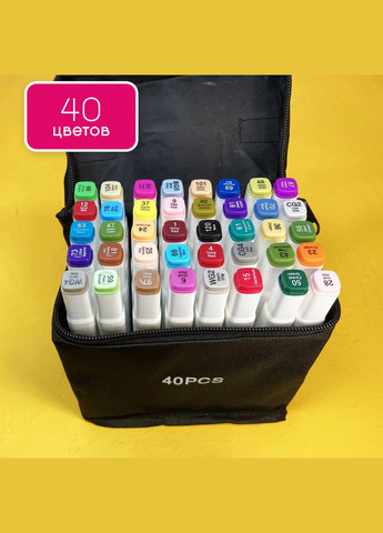 Набор двусторонних маркеров Smooth для скетчинга на спиртовой основе 48 штук Разноцветные Touch (316685427)