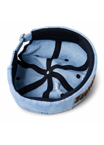 Джинсовая бескозырка Docker Cap в стиле vintage с регулируемым ремешком, унисекс, 55–60 см Другое Издательство (394190906)