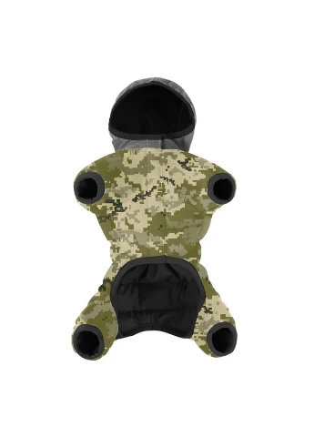 Комбінезон для собак Clothes, малюнок "Мілітарі", S40, В 58-61 см, С 33-38 см WAUDOG (324793997)