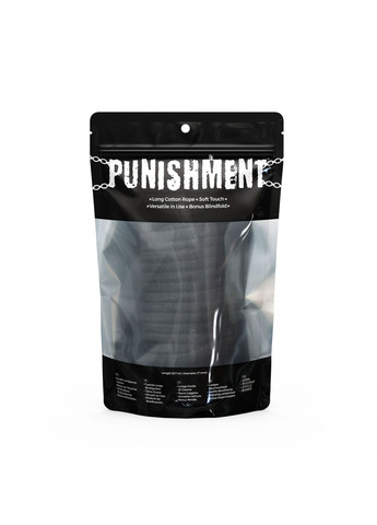 Мотузка для шибарі Bondage Rope – Black Punishment (331149218)