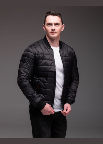 Чорна демісезонна вітровка No Brand