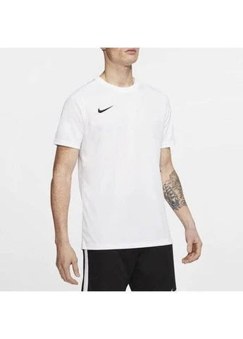 Біла футболка dry park vii jersey біла bv6708-100 Nike