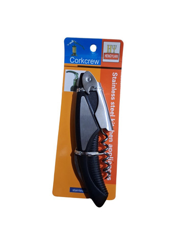 Штопор раскладной винтовой многофункциональная открывачка открывалка открывашка 3 в 1 Kitchen Master (314459745)