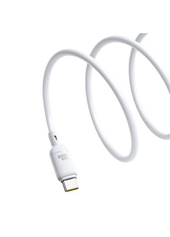 Кабель Silky Series OS Fast Charging USB to Type C 100W (1м) Белый Baseus (369645694)