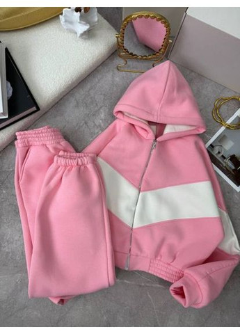 Женский теплый костюм, тринитка на флисе, размер (арт. 772EB) No Brand (364489335)