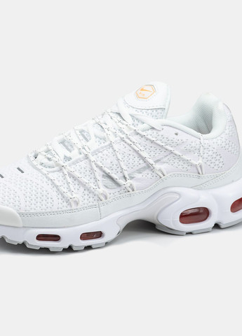 Білі Осінні кросівки nike plus utility white safety orange No Brand Air Max TN
