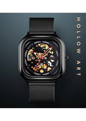 Чоловічий механічний годинник 9184 скелетон (Чорний) Skmei (314484055)
