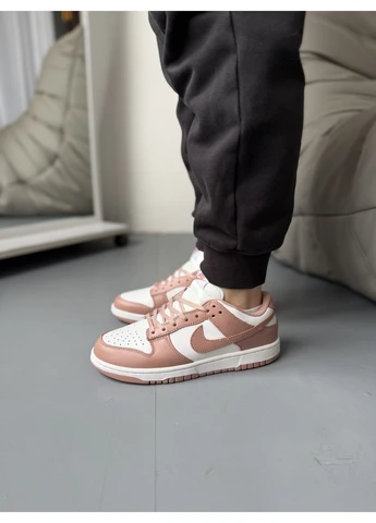 Білі літні кросівки nike sb dunk brown white найк сб данк No Brand