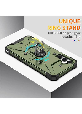 Ударостійкий чохол Pathfinder Ring для Samsung Galaxy A14 4G/5G Army Green No Brand (366832992)