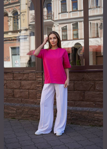 Женская футболка свободного кроя MonCher - (346055360)