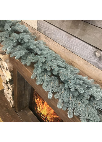 Гирлянда хвойная Traditional литая 2 м голубая HVOYA (366964117)