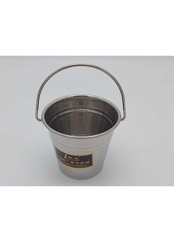 Відро для льоду та пляшок з нержавіючої сталі для охолодження вина та шампанського D 13 см H 10 cm 800 мл Kitchen Master (338656757)